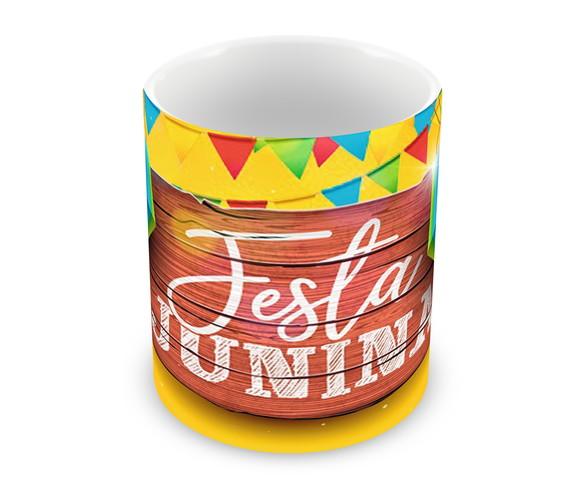 Caneca Polímero Festa Junina Personalizada