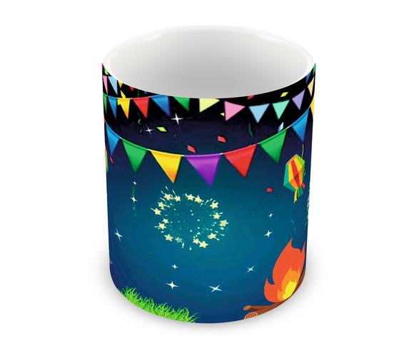 Caneca Polímero Festa Junina Personalizada
