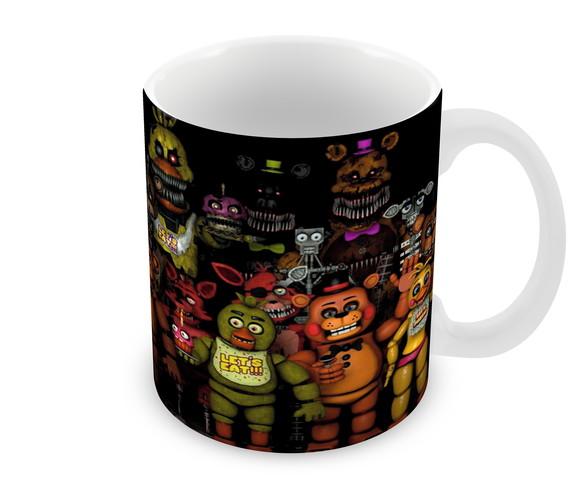 Caneca Polímero Five Nights At Freddys Personalizada