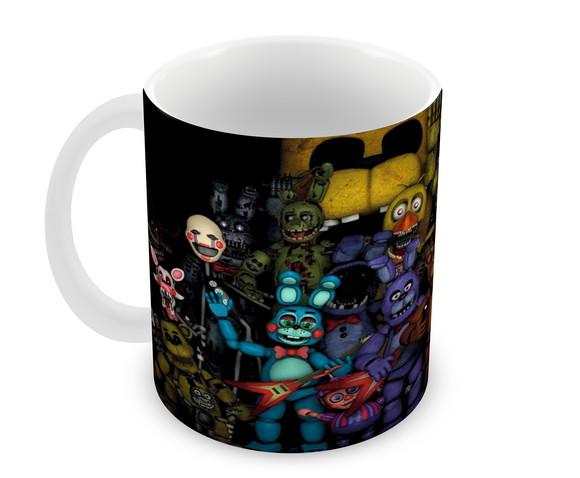 Caneca Polímero Five Nights At Freddys Personalizada