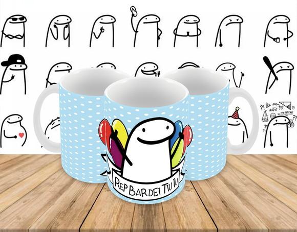 Caneca Polímero Flork Aniversário Personalizada