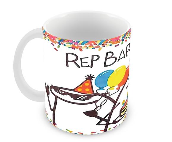 Caneca Polímero Flork Aniversário Personalizada