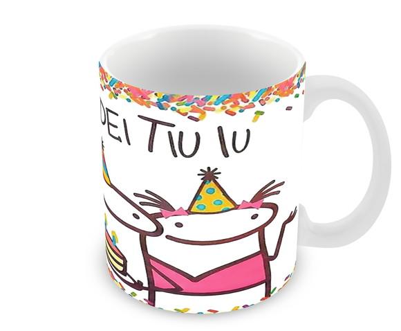 Caneca Polímero Flork Aniversário Personalizada