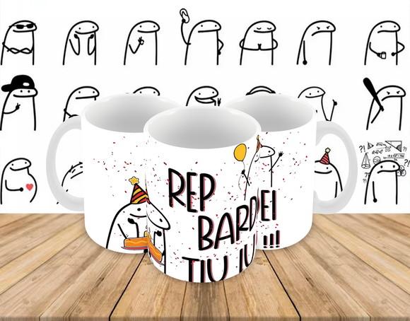 Caneca Polímero Flork Aniversário Personalizada