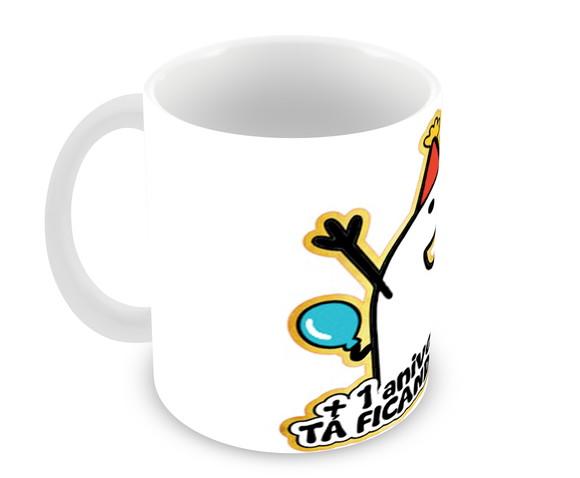 Caneca Polímero Flork Aniversário Personalizada