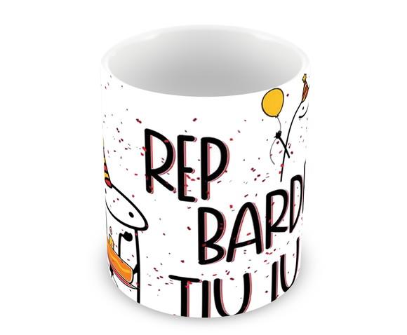 Caneca Polímero Flork Aniversário Personalizada