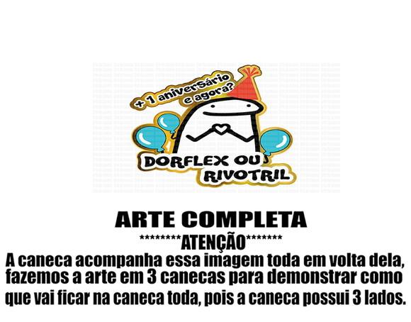 Caneca Polímero Flork Aniversário Personalizada