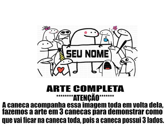 Caneca Polímero Flork com Nome Personalizada