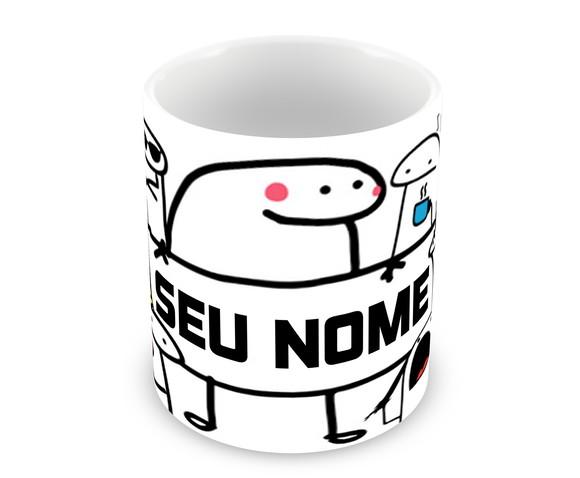 Caneca Polímero Flork com Nome Personalizada