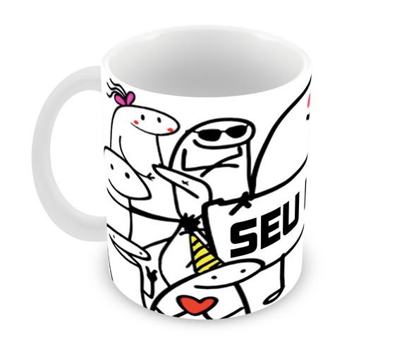 Caneca Polímero Flork com Nome Personalizada