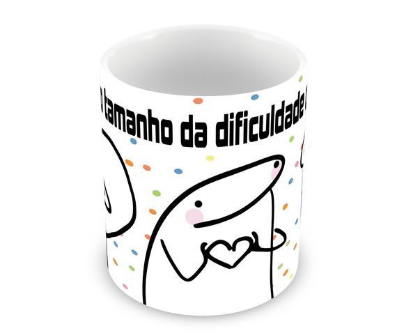 Caneca Polímero Flork Eu Te Amo Personalizada