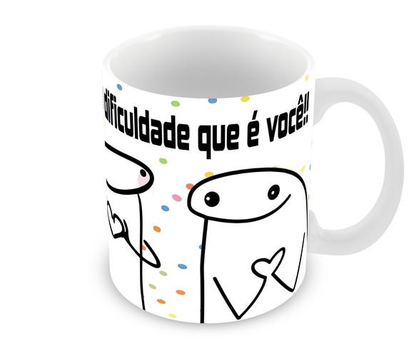 Caneca Polímero Flork Eu Te Amo Personalizada