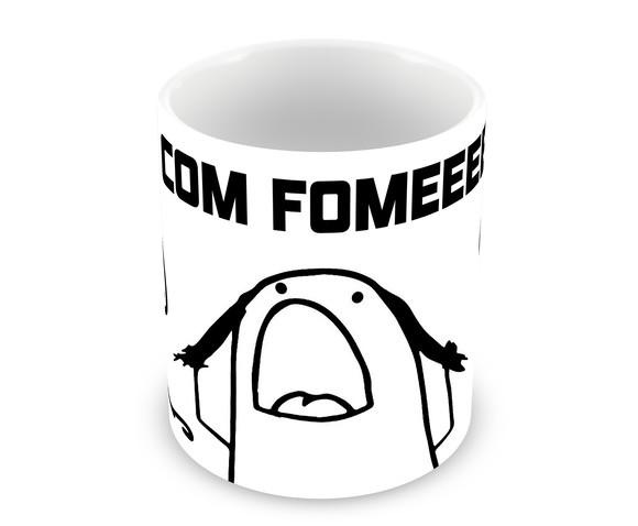 Caneca Polímero Flork Eu To com Fome Personalizada