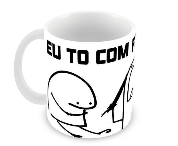 Caneca Polímero Flork Eu To com Fome Personalizada