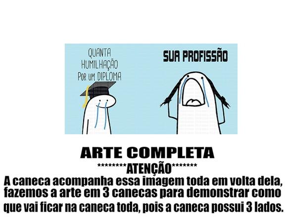 Caneca Polímero Flork Profissão Personalizada