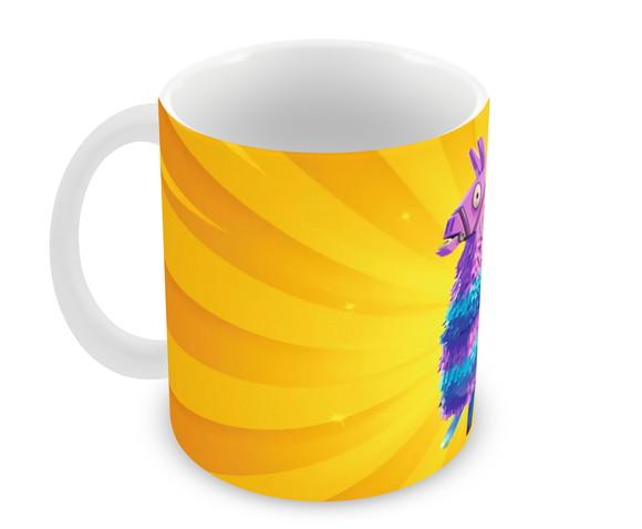 Caneca Polímero Fortnite Llama Personalizada