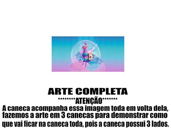 Caneca Polímero Fortnite Llama Personalizada