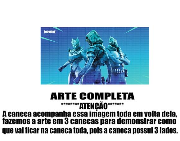 Caneca Polímero Fortnite Personalizada