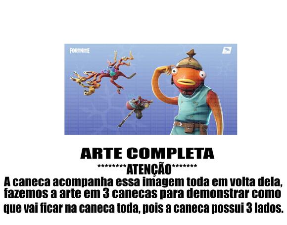 Caneca Polímero Fortnite Personalizada