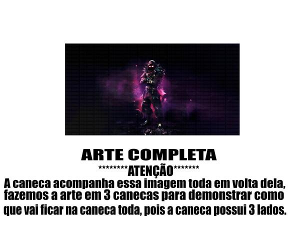 Caneca Polímero Fortnite Personalizada
