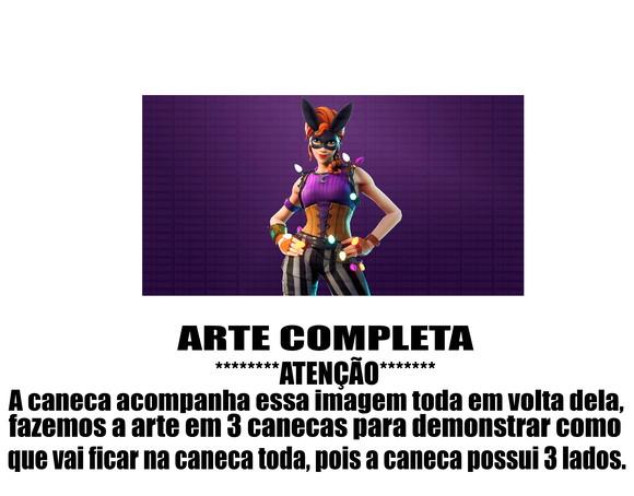 Caneca Polímero Fortnite Personalizada