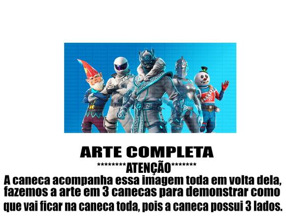 Caneca Polímero Fortnite Personalizada
