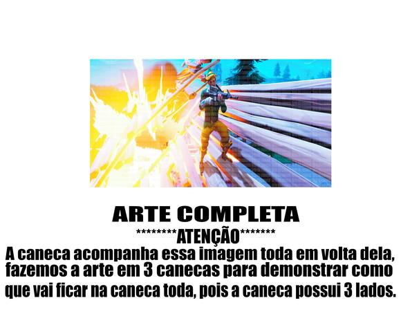 Caneca Polímero Fortnite Personalizada