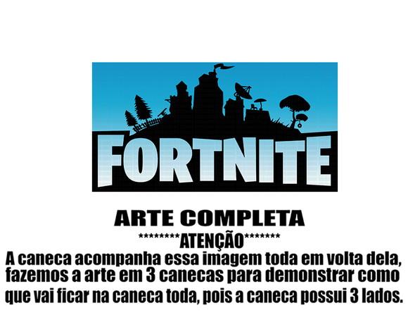 Caneca Polímero Fortnite Personalizada