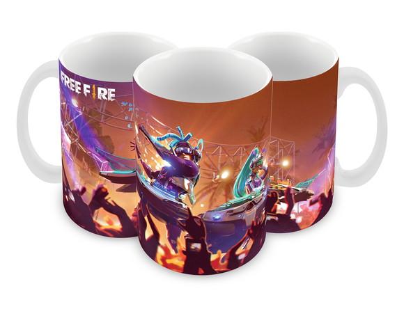 Caneca Polímero Free Fire Personalizada