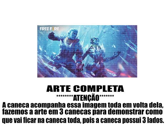 Caneca Polímero Free Fire Personalizada