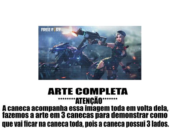 Caneca Polímero Free Fire Personalizada
