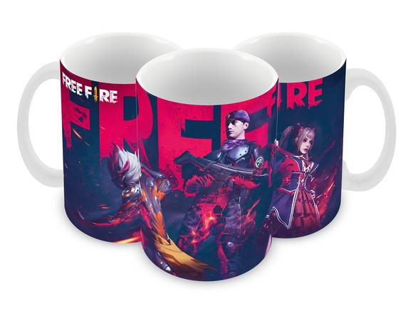 Caneca Polímero Free Fire Personalizada