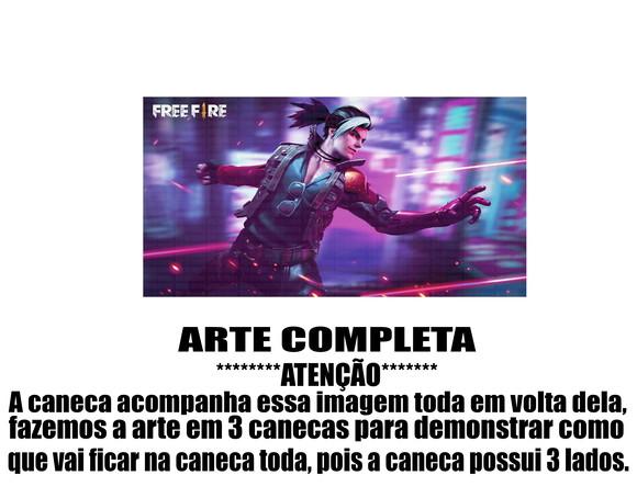 Caneca Polímero Free Fire Personalizada