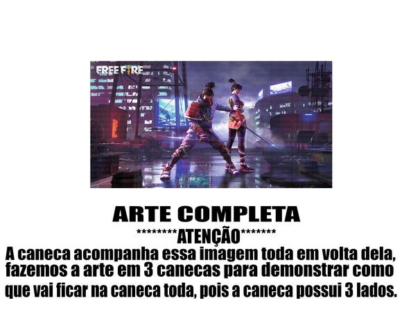 Caneca Polímero Free Fire Personalizada
