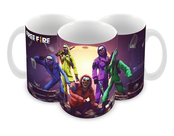 Caneca Polímero Free Fire Personalizada