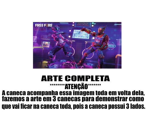 Caneca Polímero Free Fire Personalizada