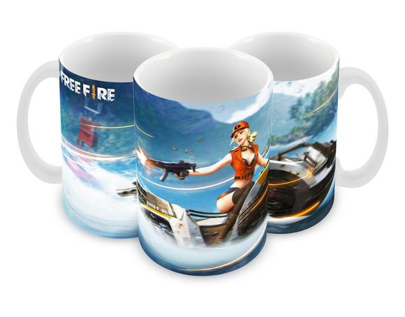 Caneca Polímero Free Fire Personalizada