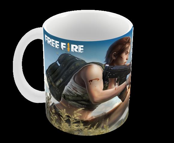 Caneca Polímero Free Fire Personalizada