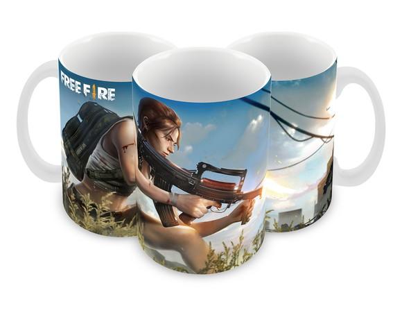 Caneca Polímero Free Fire Personalizada
