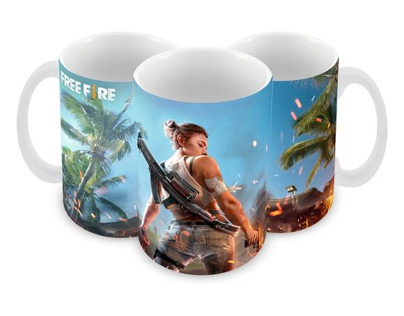 Caneca Polímero Free Fire Personalizada