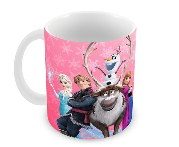Caneca Polímero Frozen 2 Nome Personalizada