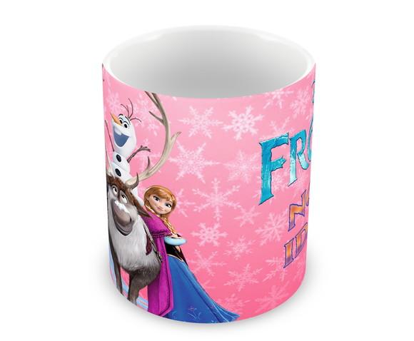 Caneca Polímero Frozen 2 Nome Personalizada