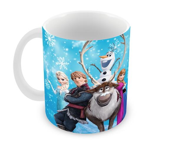 Caneca Polímero Frozen 2 Nome Personalizada