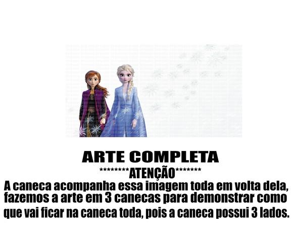 Caneca Polímero Frozen 2 Personalizada
