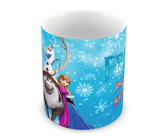 Caneca Polímero Frozen 2 Nome Personalizada