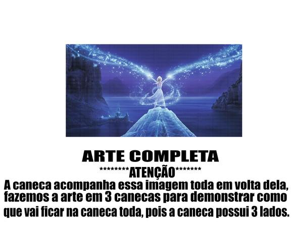 Caneca Polímero Frozen 2 Personalizada