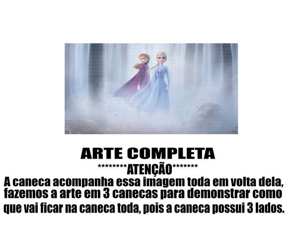 Caneca Polímero Frozen 2 Personalizada