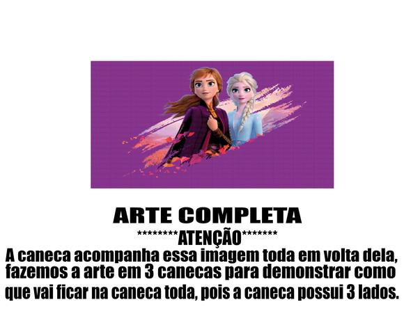 Caneca Polímero Frozen 2 Personalizada
