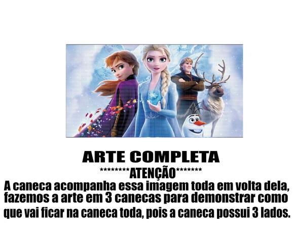 Caneca Polímero Frozen 2 Personalizada
