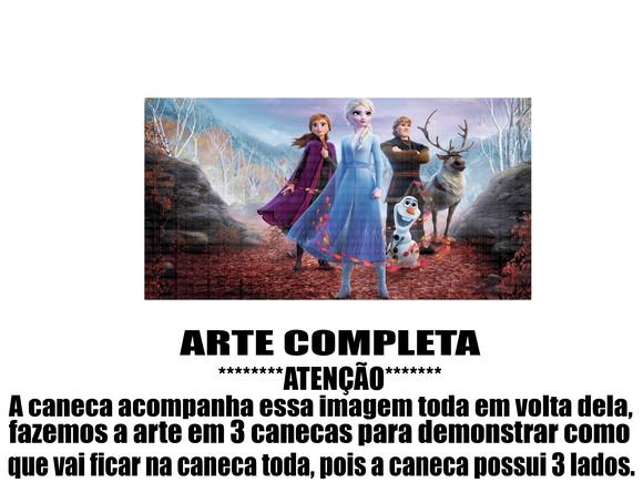 Caneca Polímero Frozen 2 Personalizada